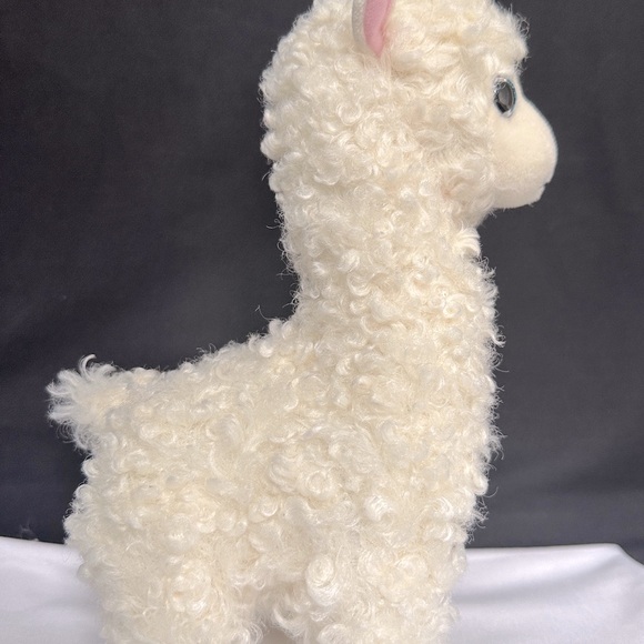 Ty Lily the Llama 8” Plush - White plush llama, Baby shower gift - Picture 3 of 6